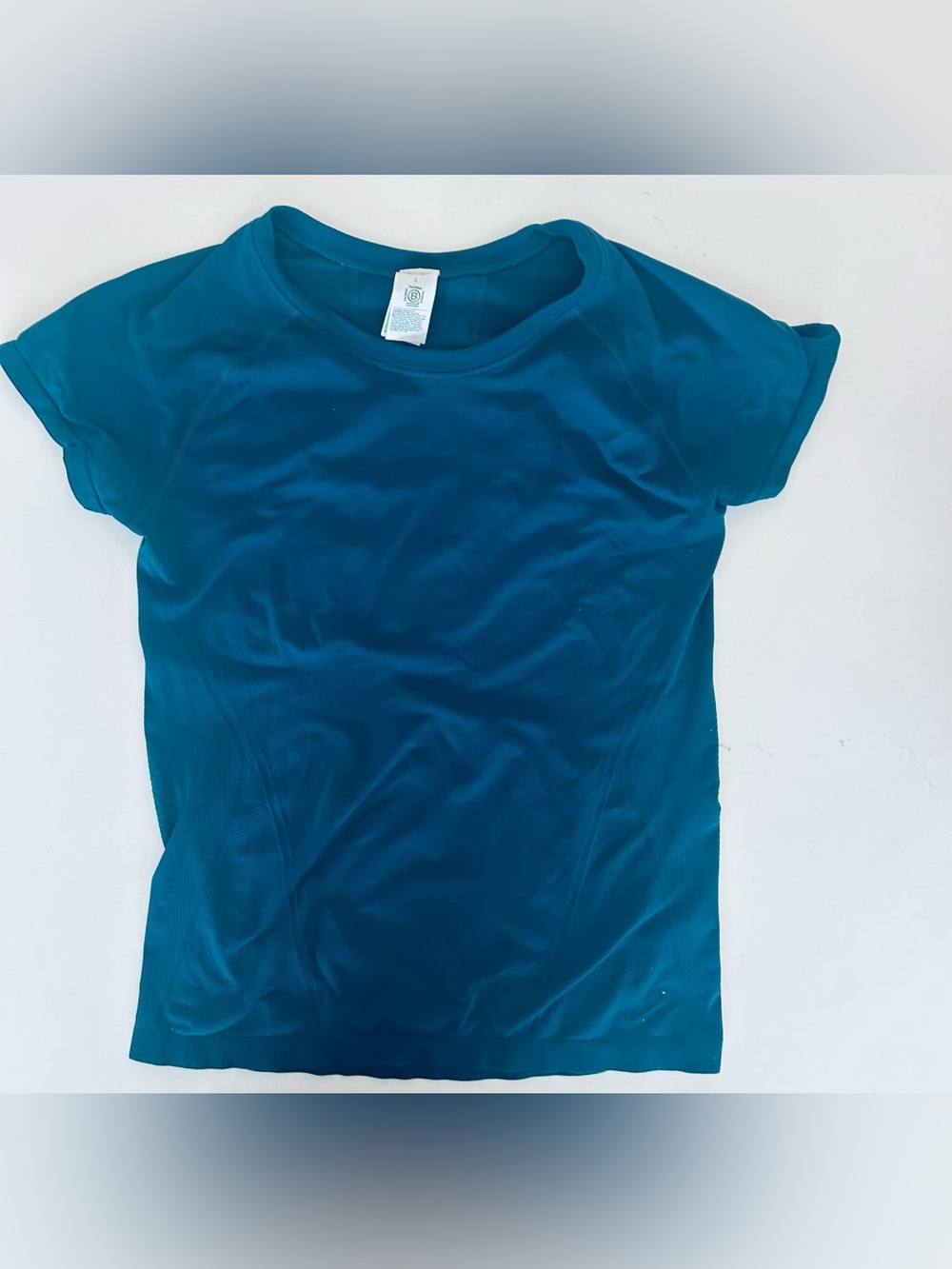 Athleta  momentum Teal Short-Sleeve Performance Tee